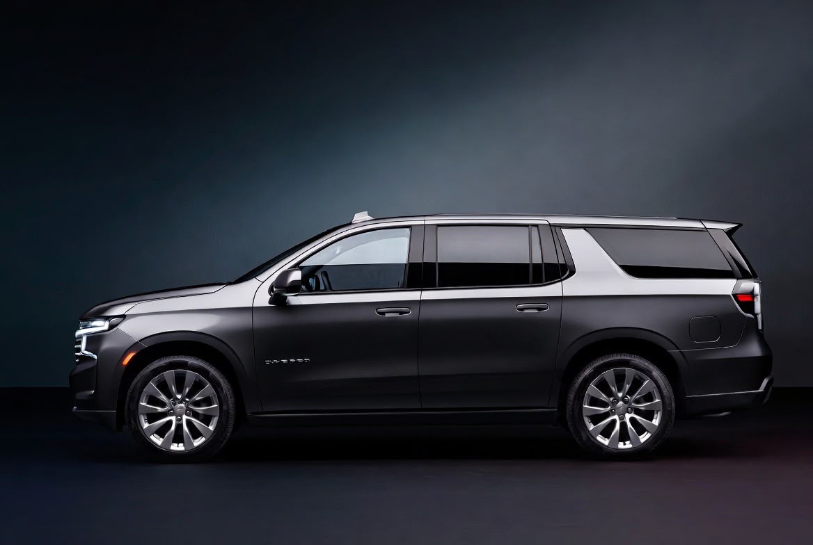 Luxury black Chevrolet Suburban limo service New Jersey